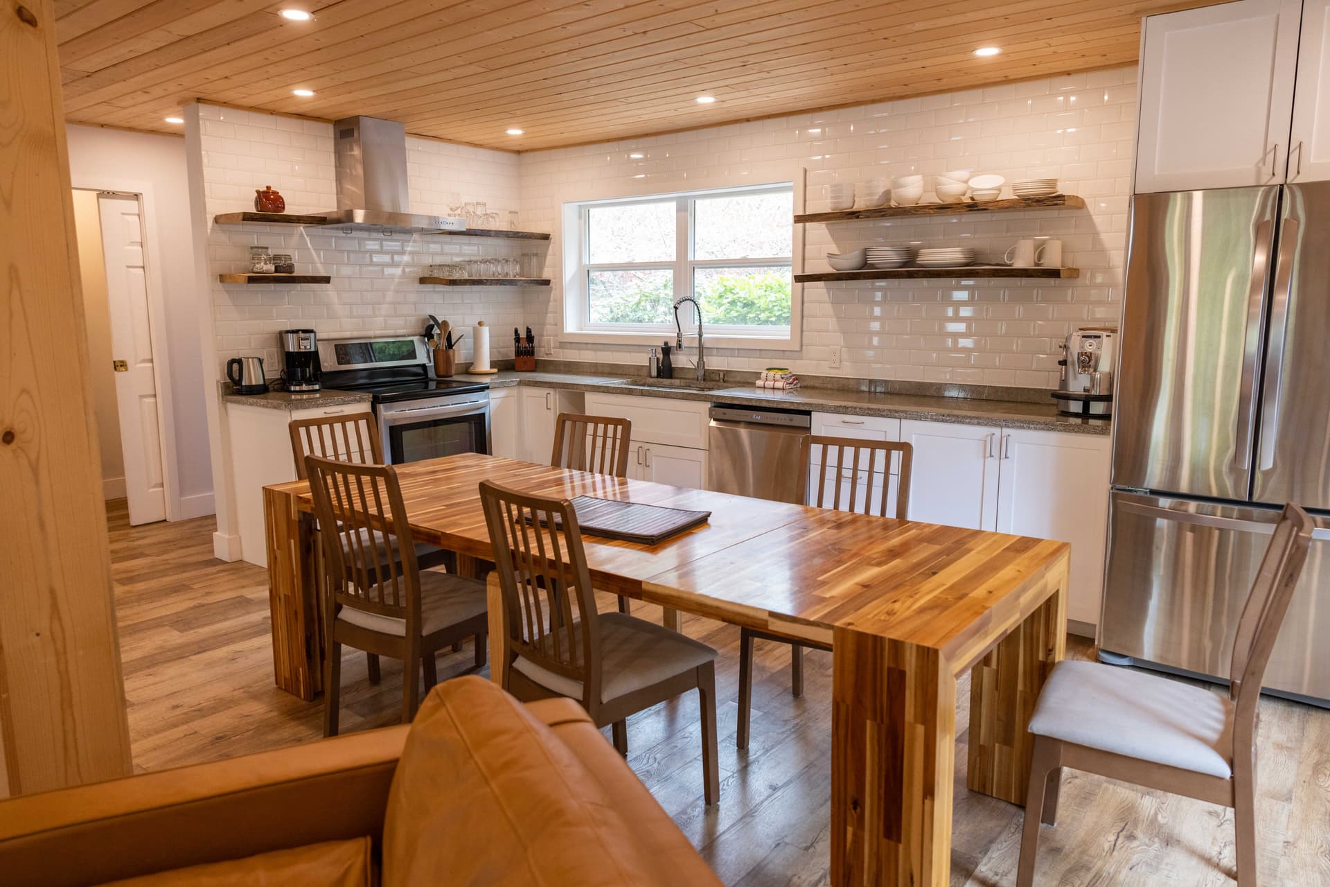 Master bedroom with luxury bedding