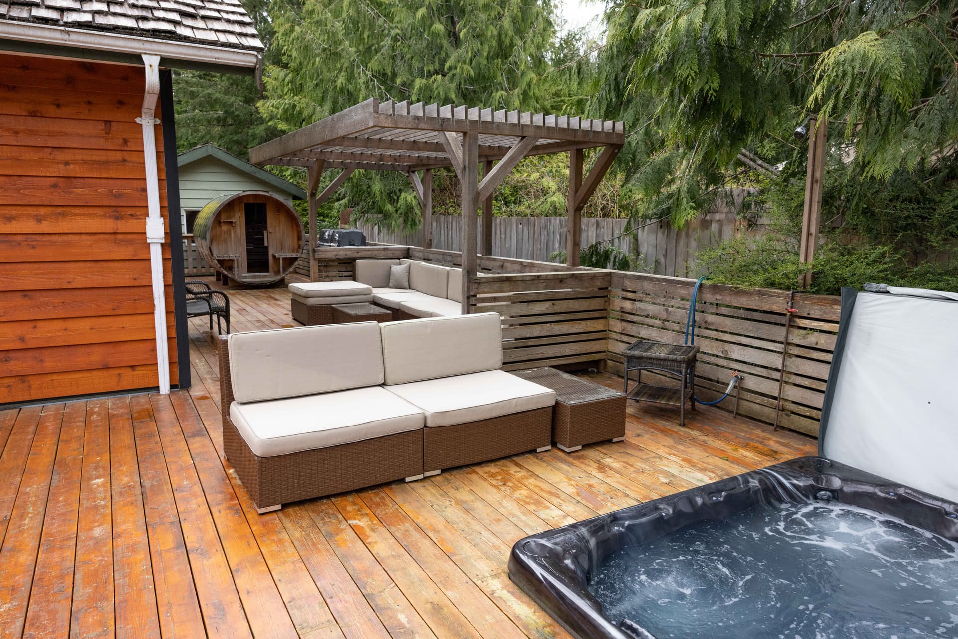 Exterior evening light