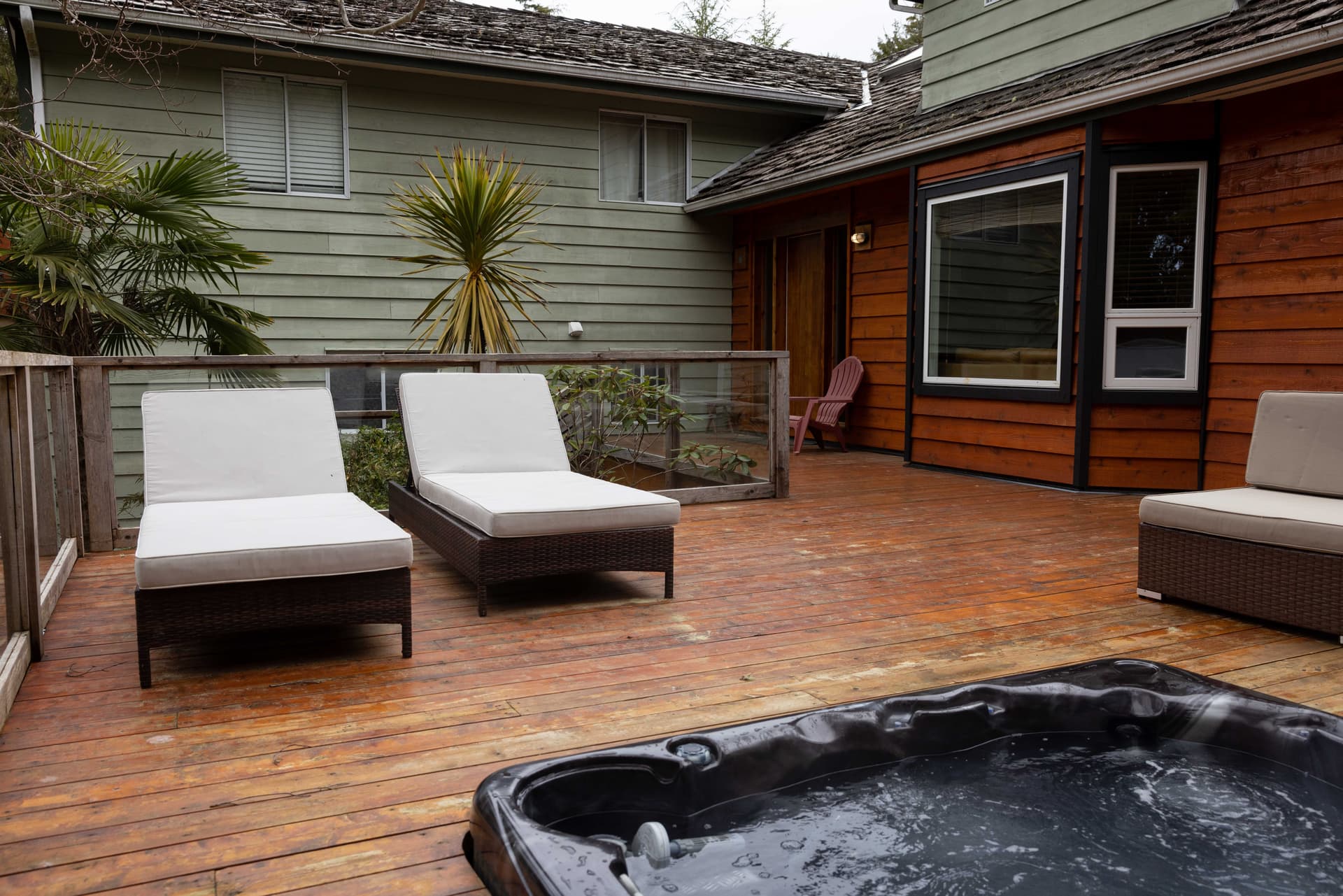 BBQ and outdoor cooking area